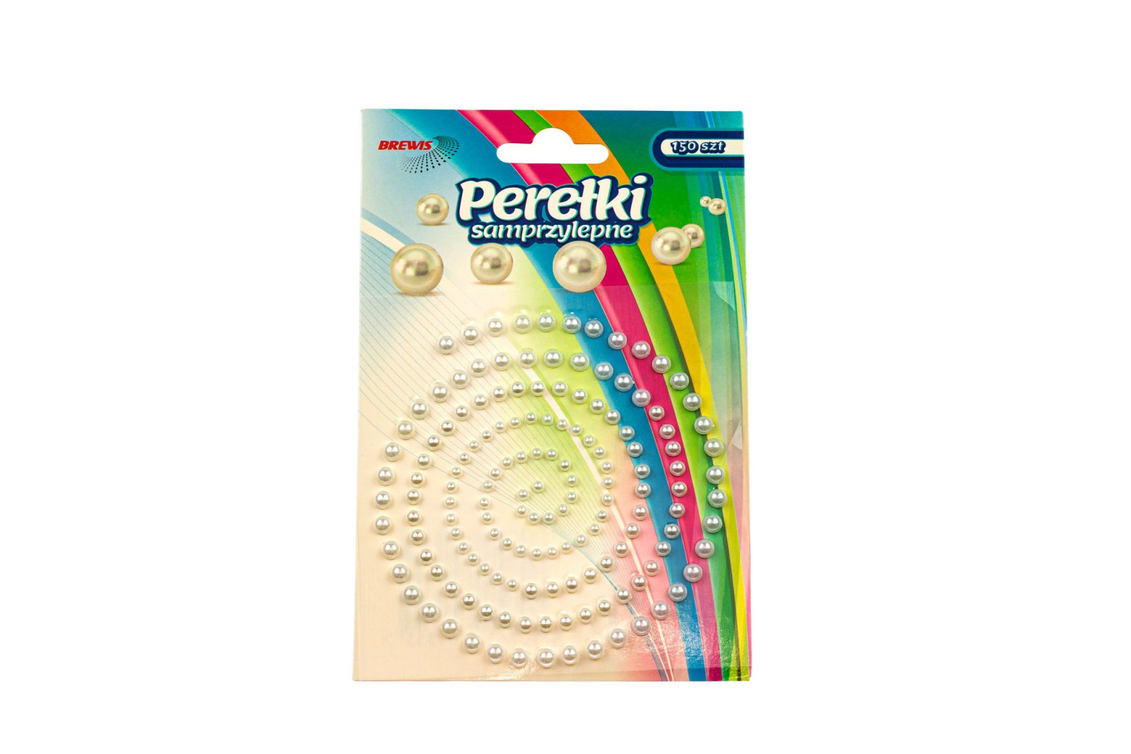 Perełki samoprzylepne białe PS1 Brewis